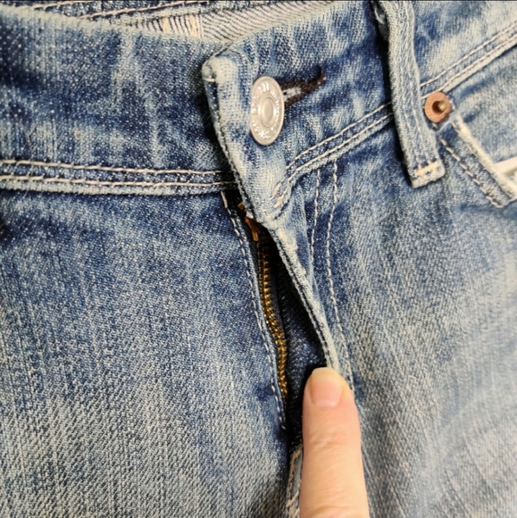 7 For All Mankind Flynt Stretch Distressed Jeans EUC sz 26 - Picture 5 of 13